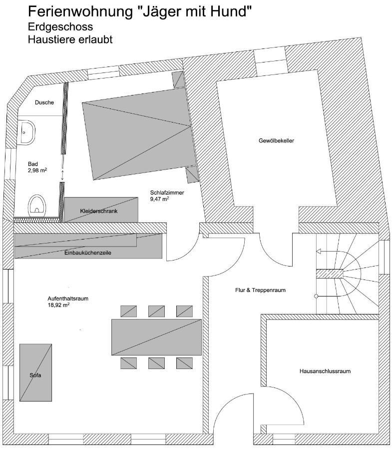 Ferienhaus Bildhauer Thiele Ottendorf  エクステリア 写真